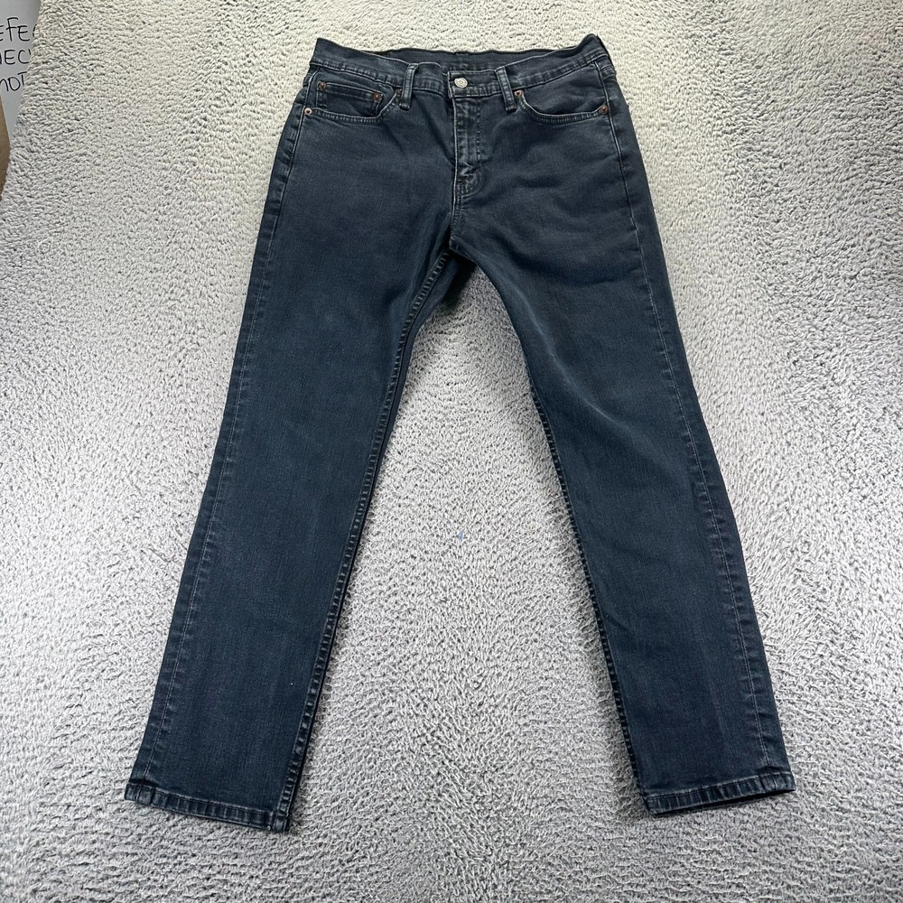 Levi's 511 Jeans Mens 30x30 Blue Cotton Denim Straight Leg Stretch Workwear‎